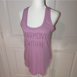 Fabletics Harmony Within light purple racer back tank